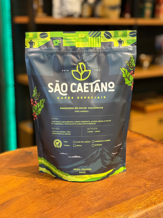 Café São Caetano Bourbon Amarelo 500g Torrado e Moído