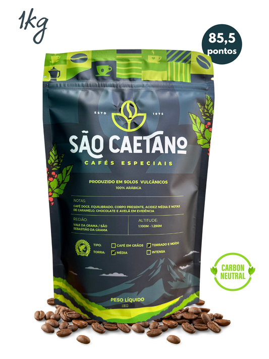 Café em Grãos São Caetano Bourbon Amarelo 1kg
