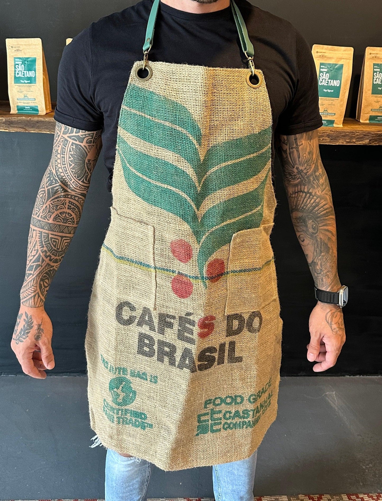 Avental Artesanal de saca de café - JOSEFH
